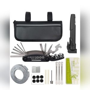Bike Repair Kit, 16 in 1 Multi Function Tools Bike Maintenance Accessories